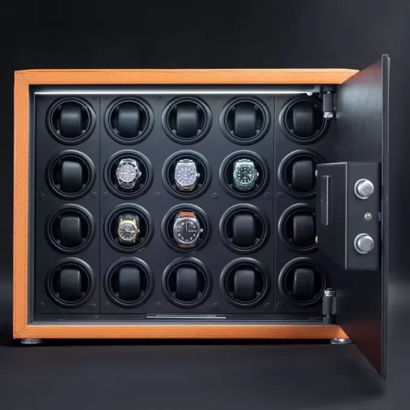 Watch Winder Safe with Password Lock, Jewelry Watch Safe, Table Top Safe, Storage Cabinet, Home Use