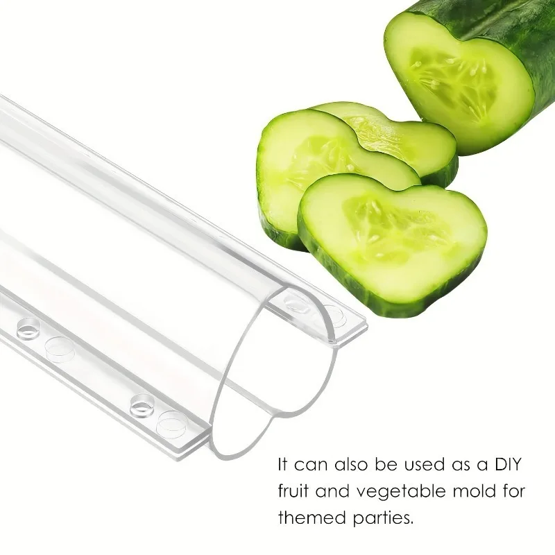 3pc Gardening Master Vegetable Fruit Shaping Mold Set Transparent Star Heart Plum Blossom Cucumber Growth Shaping Tool with Ties