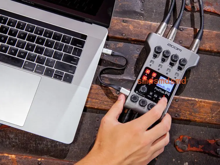Podtrak P4 Portable Professional Four Mic-Input Recording Interview Audio Podcast Recorder