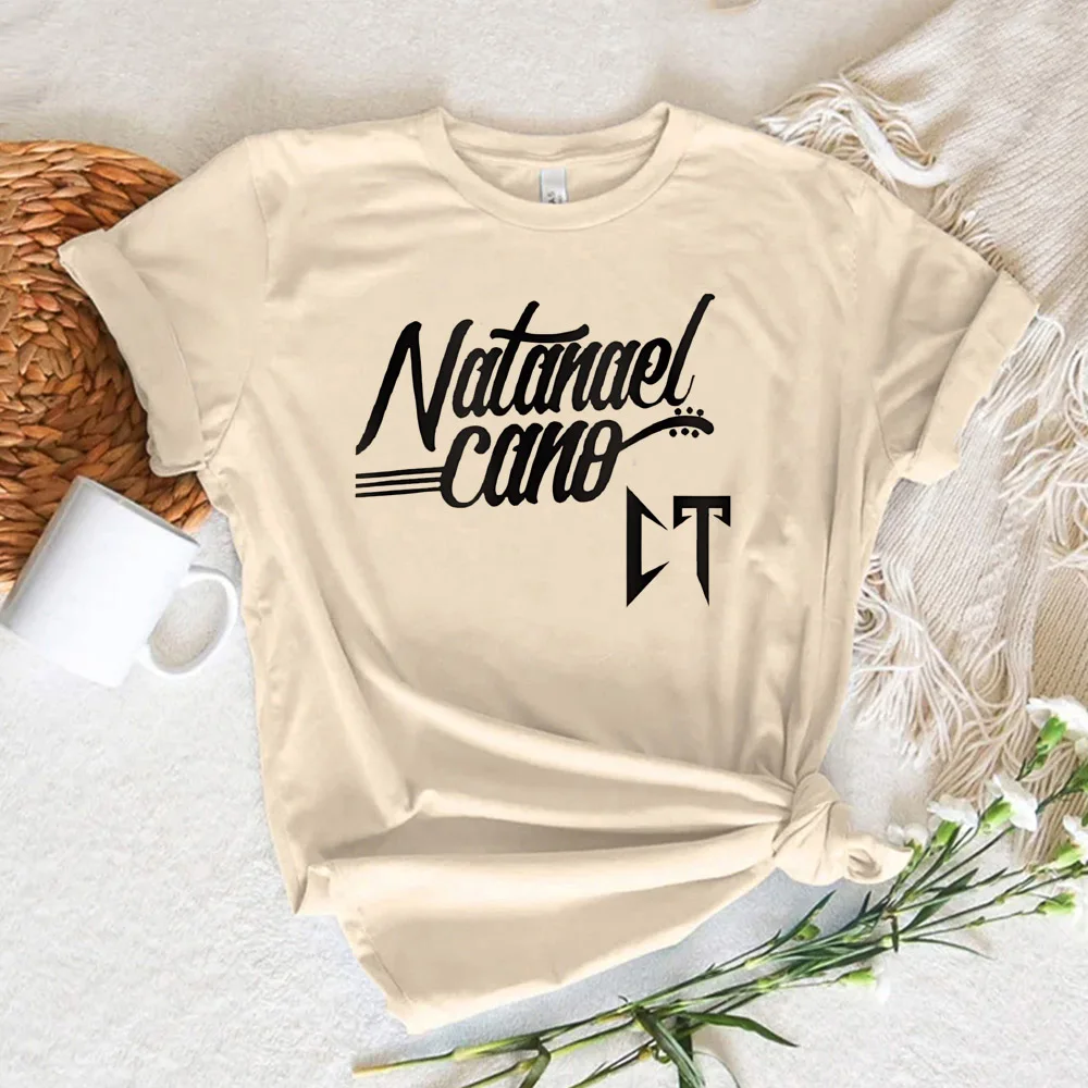 Natanael Cano t shirt women funny comic t shirt female funny harajuku y2k clothing