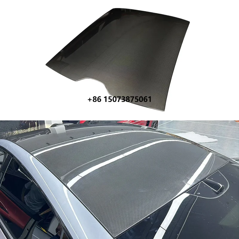 

Real Dry Carbon Fiber Roof Cover for SU7 2024 2025 Roof Trim for New Electric Sedan Performance Top Overlay