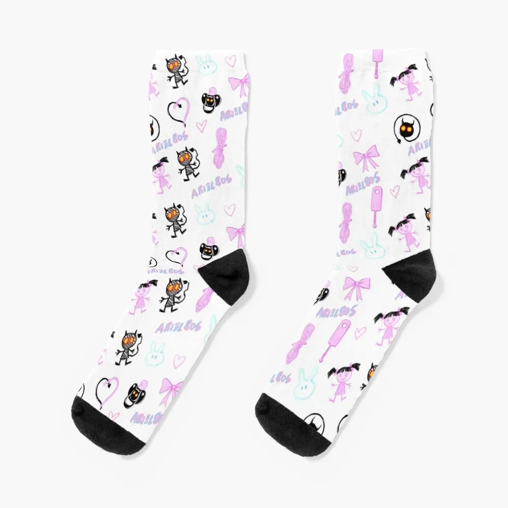 

DD & LG White Socks Rugby set Women Socks Men's