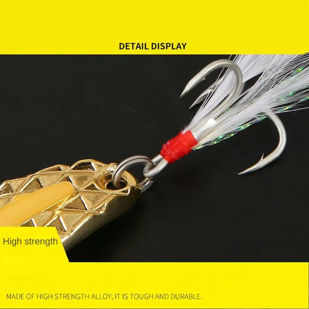 2/4/6PCS Lure Durable Durable And Effective Safe Convenient Night Fishing Equipment Groove Hook Groove Hook Tough Texture