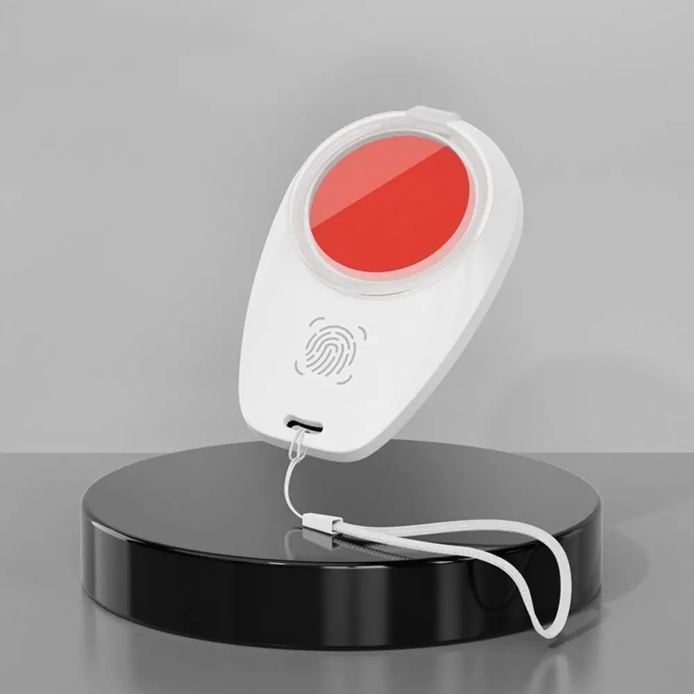 Estampagem clara mini almofada de tinta de impressão digital impressão de dedo anti-falso almofada de tinta de impressão digital à prova dwaterproof água de secagem rápida almofada de carimbo vermelho