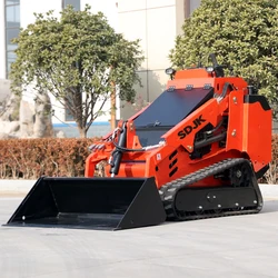 China Factory Supply 730kg Small Mini Hydraulic Skid Steer Loader JKL850X with Various Attachment