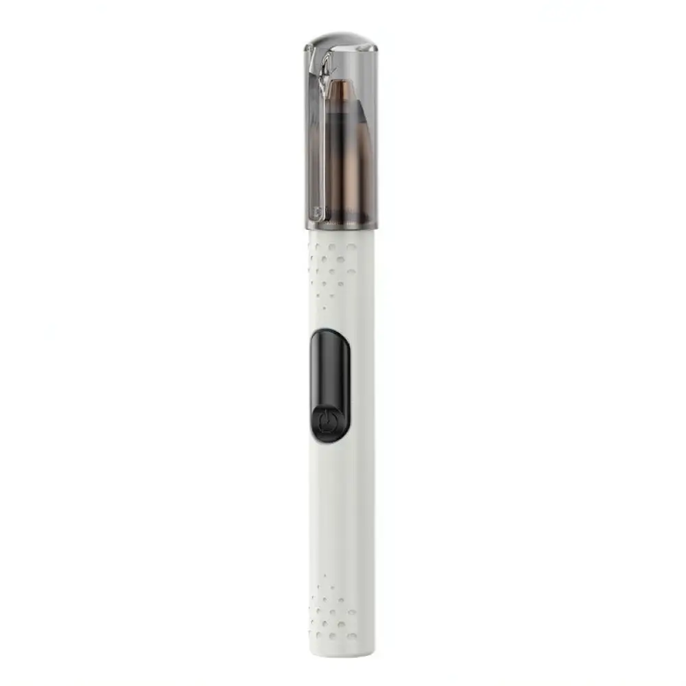 USB Rechargeable Electric Nose Hair Trimmer Facial Grooming Device Painless Ear Hair Clipper Compact Travel Tool