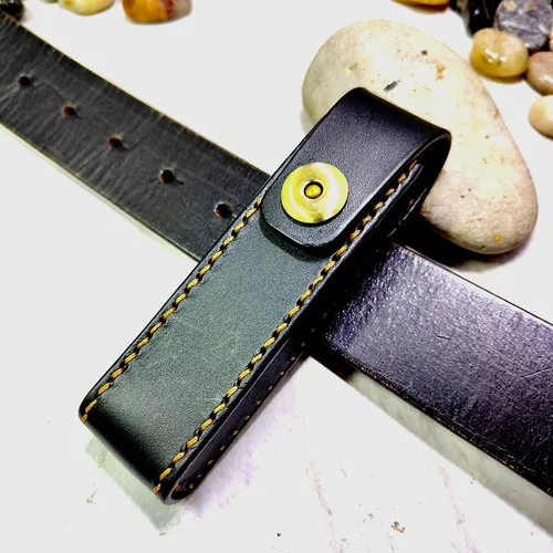 Estuche para cuchillos plegable de tamaño S, riñonera, funda para cuchillo, paquete de cinturón para funda para cuchillo del ejército suizo, soporte portátil personalizado PD