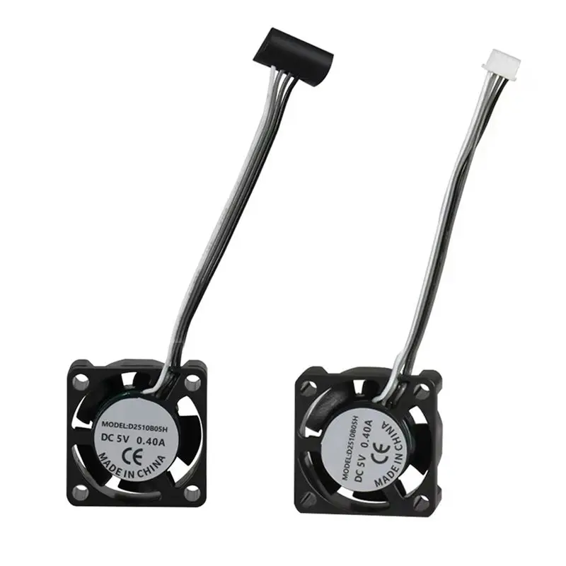 ABUH-2510 Fan For Bambu Lab X1/P1 Hot End Cooling Fan With Cable Cooling Fan For Bambu X1C P1S P1P 3D Printer Accessories