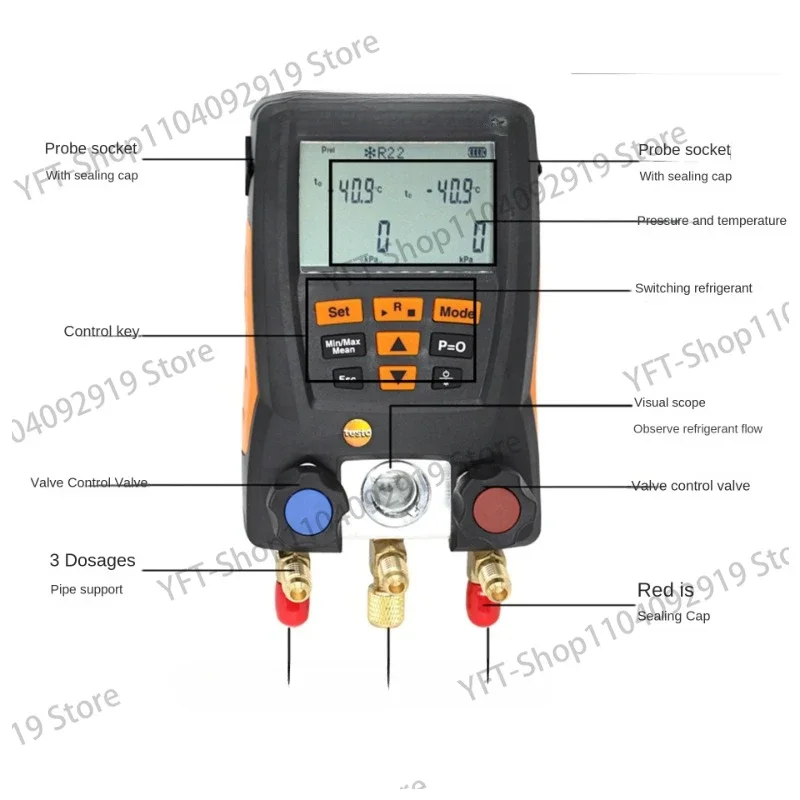 550 Air Conditioning Pressure Gauge 549 Car Air Conditioning Fluorometer 557 Refrigerant Pressure Gauge