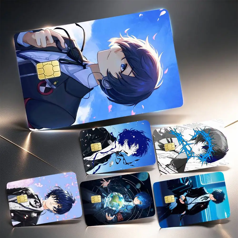 M-Makoto Yuki  Credit Card HD Stickers Game Card Decal Small Chip Waterproof Sticker Gift