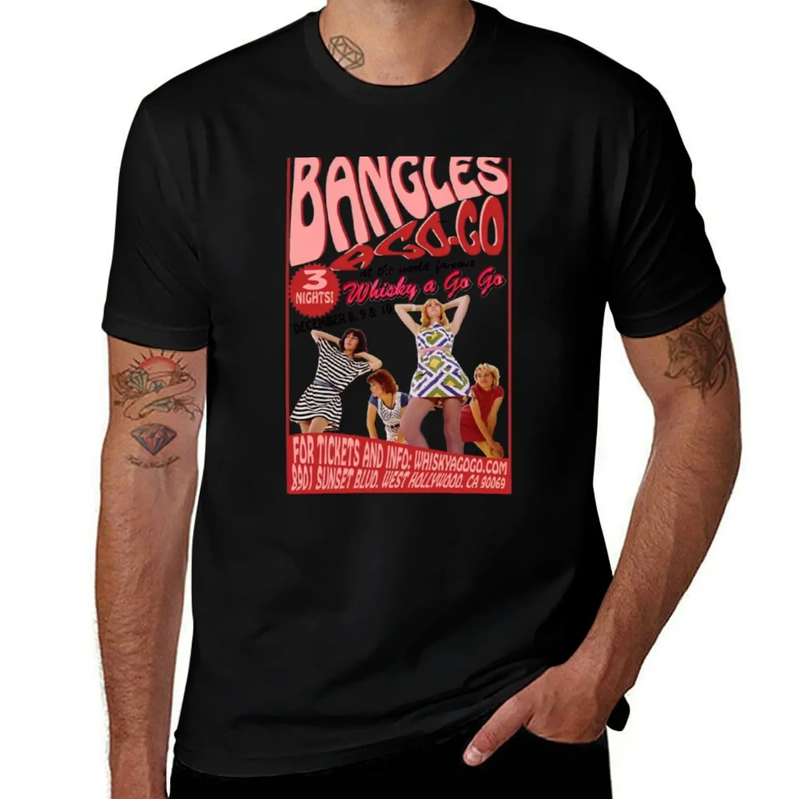 The Bangles a go go T-Shirt Festival Party Tee Top T-Shirt