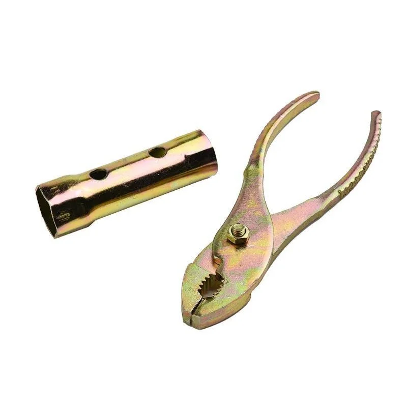 1 Set Universal Motorcycle Repair Tool Motorbike Spark Plug Wrench Screwdriver Sleeve Pliers Wrench Socket Tool