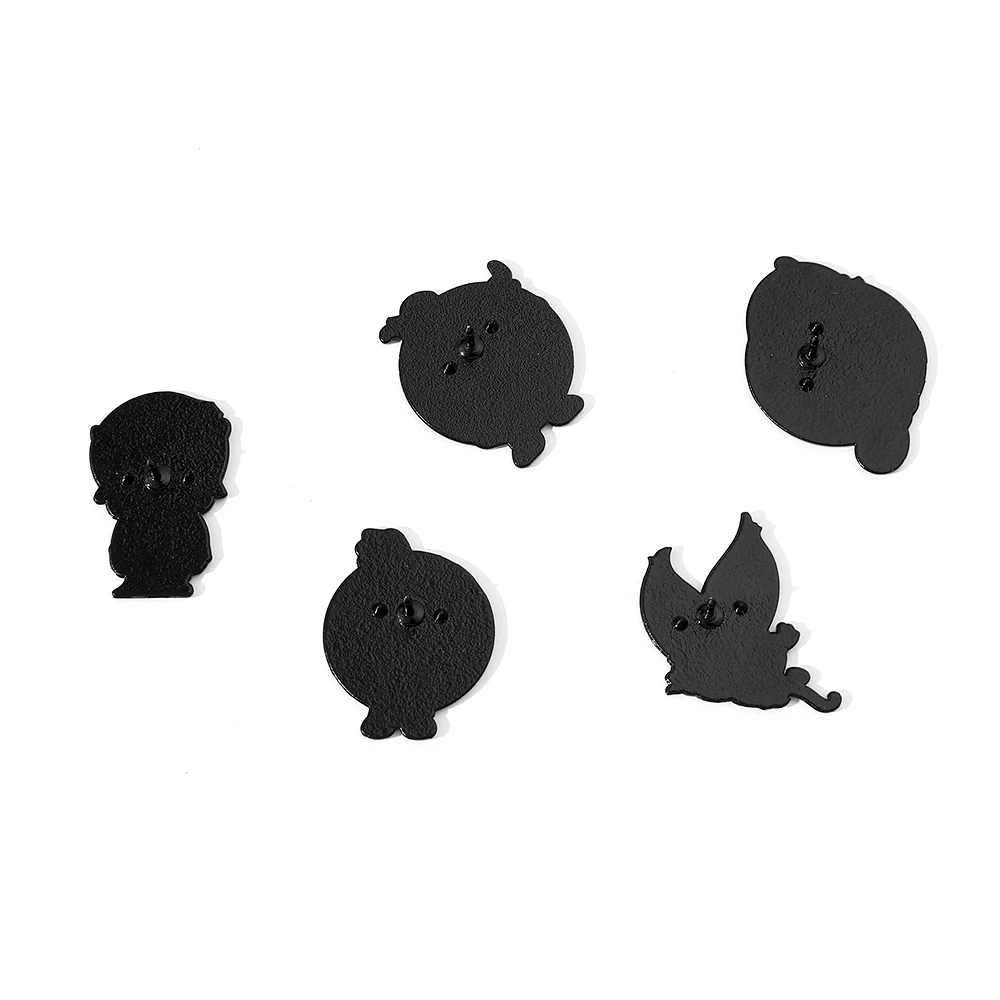 5 Pcs Animation Avatar Cartoon Brooch Cute Aang Creativity Enamel Pin Fashion Metal Badge Backpack Cap Clothing Accessories Gift