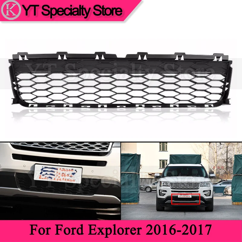 

Нижняя решетка переднего бампера Kamshing, маска радиатора для Ford Explorer 2016-2017, гоночные грили FB5Z-17K945-AA