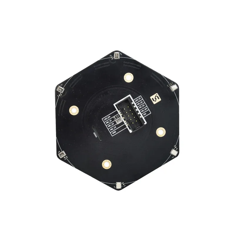 6+1Mic Array Microphone Array Sound Source Positioning Beamforming USB Driverless Sound Card