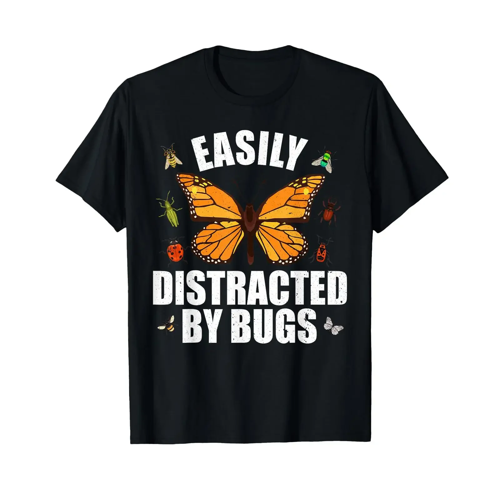 Cool Bug Art For Kids Insect Science Entomology T Shirt vintage Washed Stylish Versatile Casual Top For Everyday Wear