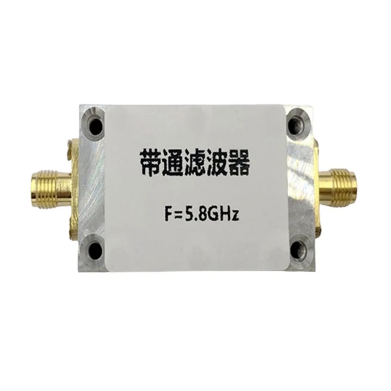 Filtro de paso de banda de 5,8 Ghz, filtro de transmisión de imágenes inalámbricas, interfaces SMA para transmisor y receptor inalámbricos-TCE