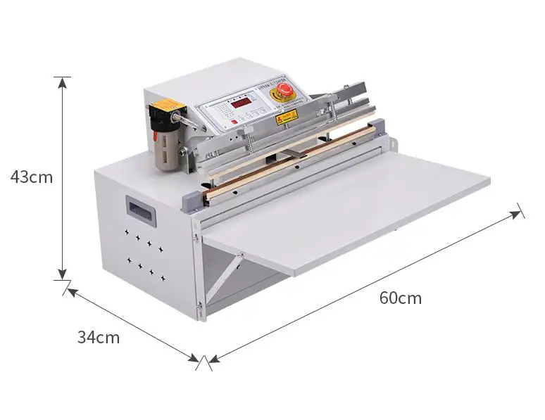 Model 500 Big Bag External Nozzle Type Gas Flushing Vacuum Sealer Nitrogen Fillable