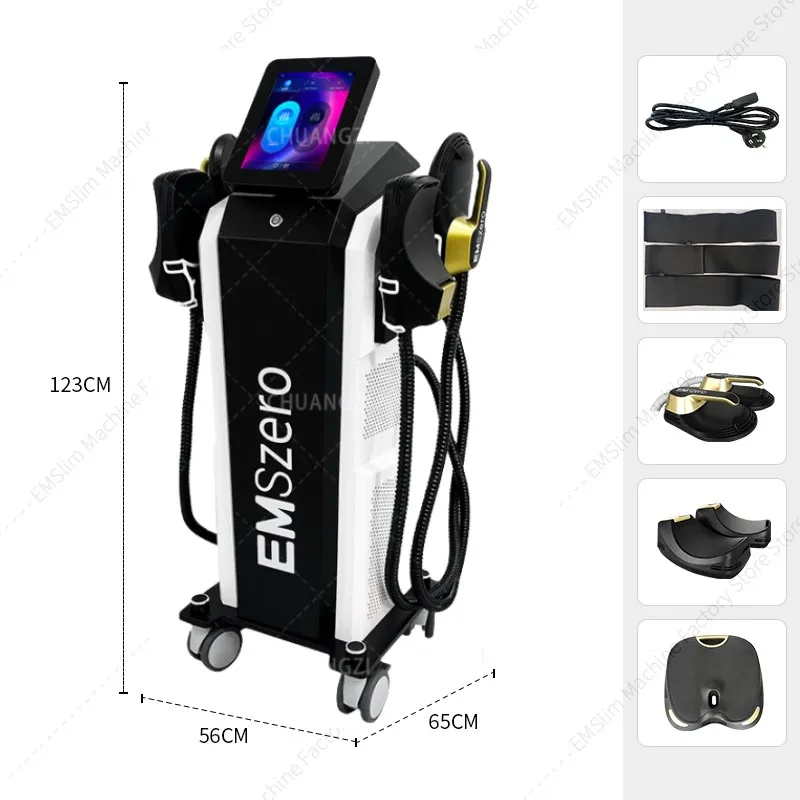 Upgrade ABS Muscle Stimulate EMSZERO PRO ULTRA RF Machine Neo Removal Body Fat Slimming Butt Build Sculpt Machine for Salon 2024