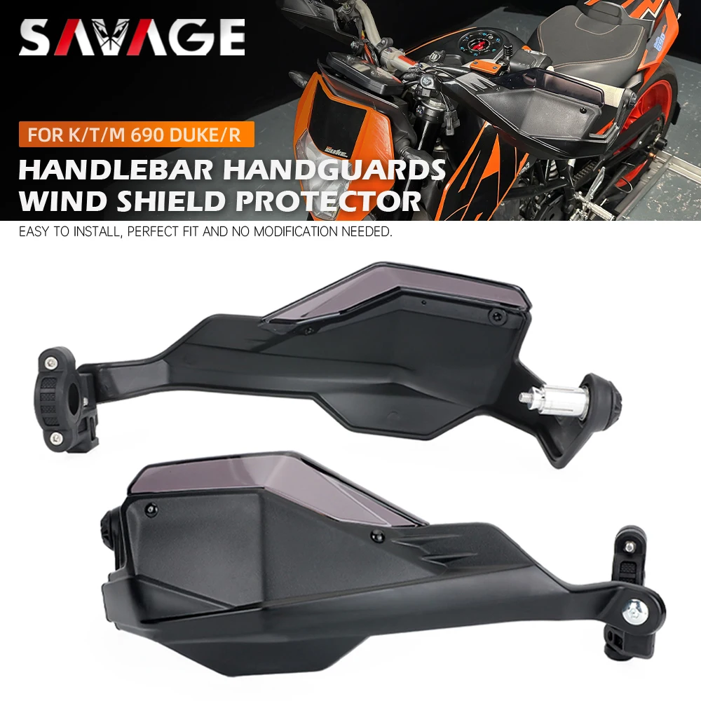 

Motorcycle Handlebar Handguards For 690 DUKE/R 2012-2019 690Duke Heighten Windshield Hand Shield Guard Lever Protector Windproof