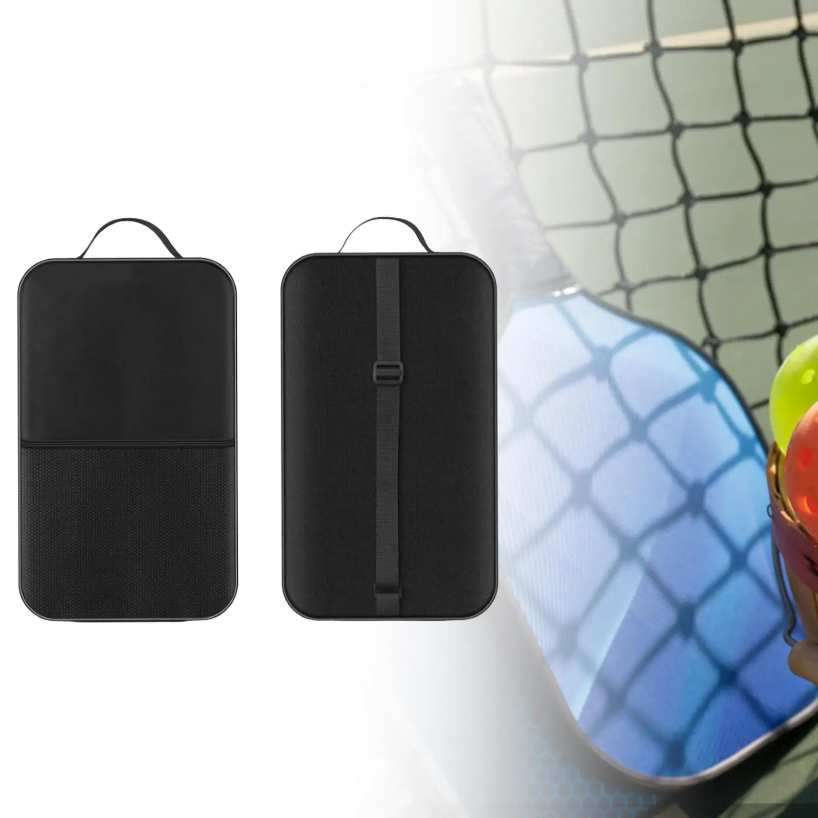 

2-х предметная сумка для ракеток Pickleball с ручкой, портативная сумка из ткани Оксфорд, сумка для ракеток Pickleball для путешествий, соревнований, тренировок на открытом воздухе