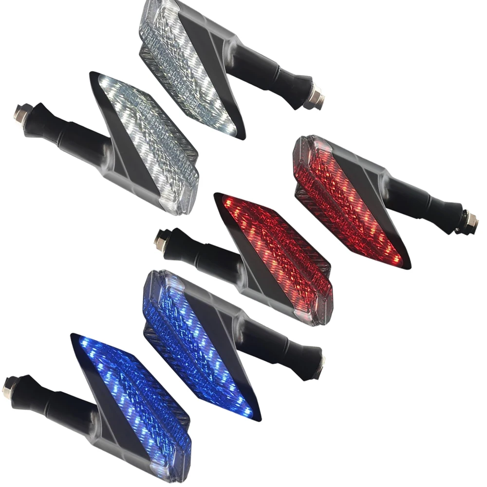 Universal LED Motorcycle Turn Signal Light For motorcycles with matching 10 mm mounting thread and 12 V DC power system