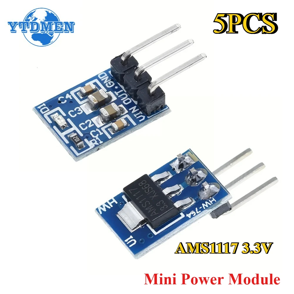 5Pcs AMS1117 DC4.5V…