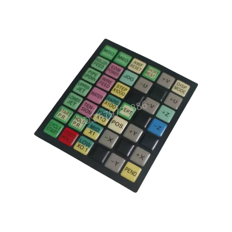 Manual control box key film mask A98L-0001-0992#E for FANUC series Wire cut EDM Spare Parts