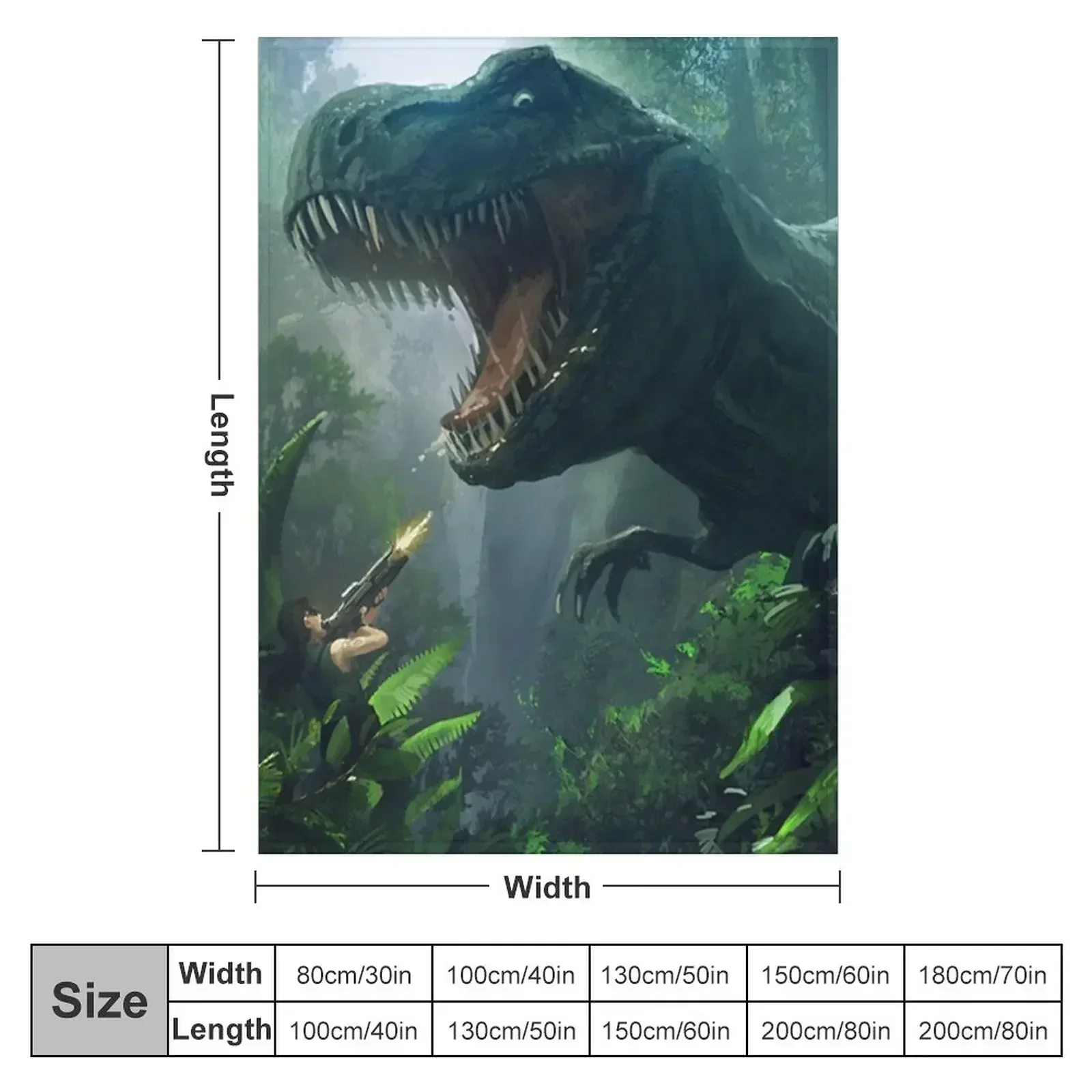 ARK: ENDURE DINO ATTACK T-REX ENDURE Throw Blanket Luxury Thicken Beach Hairy Furrys Tourist Blankets