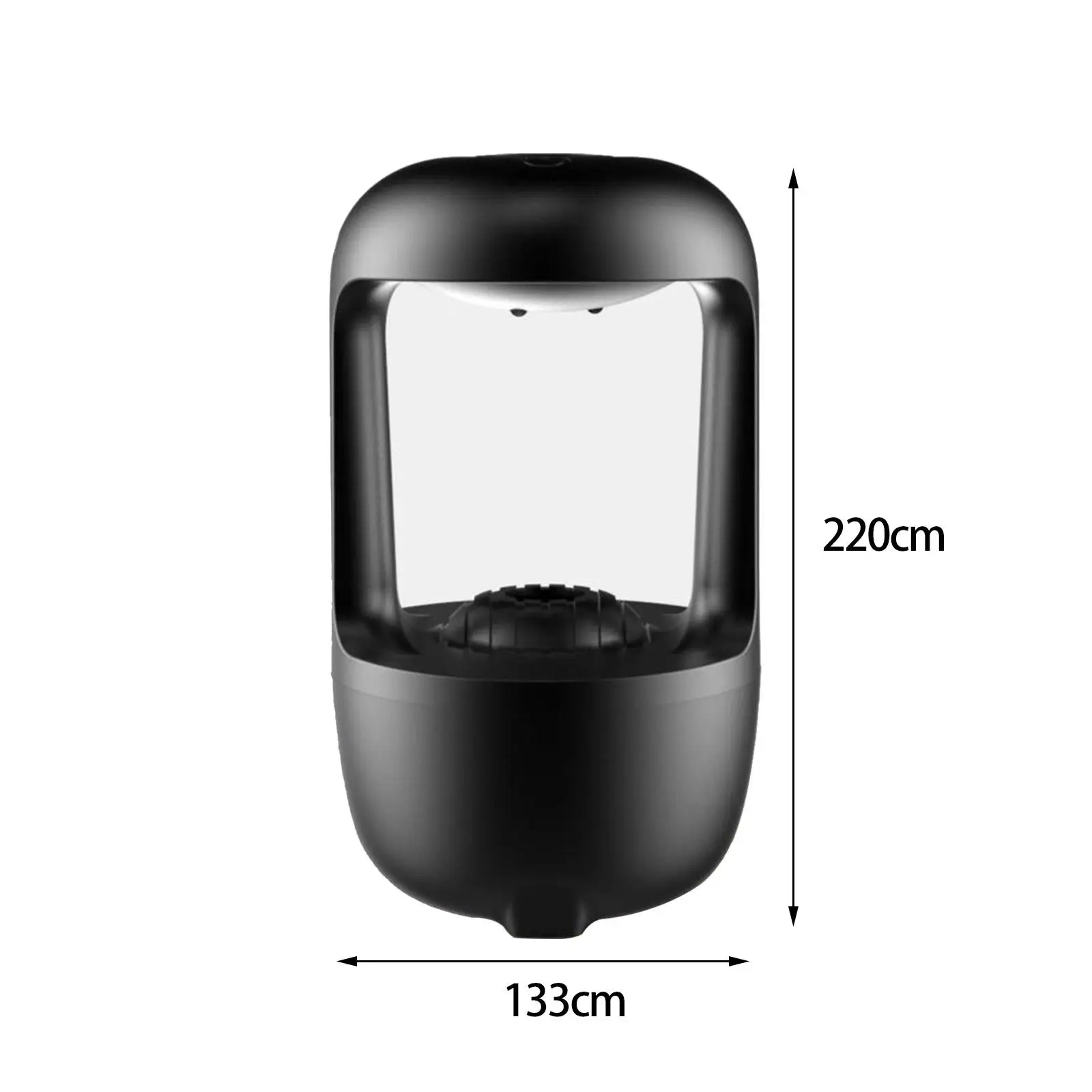 Humidificador anticaída, humidificador de niebla fría, almohadilla inferior antideslizante, humidificador de escritorio de 500ml para sala de estudio, mesita de noche, oficina para dormir