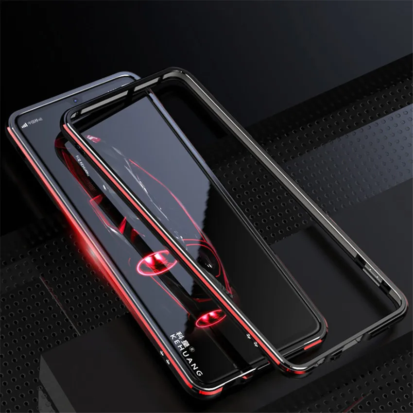 

Aurora Dual Color Border Aluminum Metal Bumper Case For Sony Xperia 1 ii Xperia1 10 II Cover Case Carmera+Frame Protector