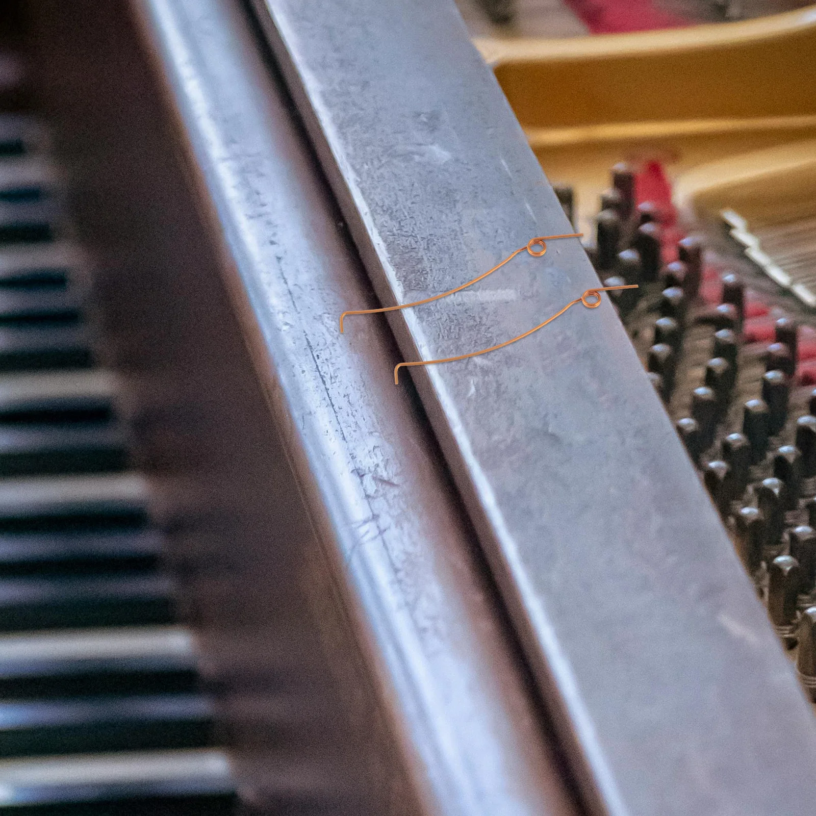 

10Pcs Metal Piano Springs Upright Action Hammer Long Springs Repair Parts Piano Keyboard Maintenance Accessories