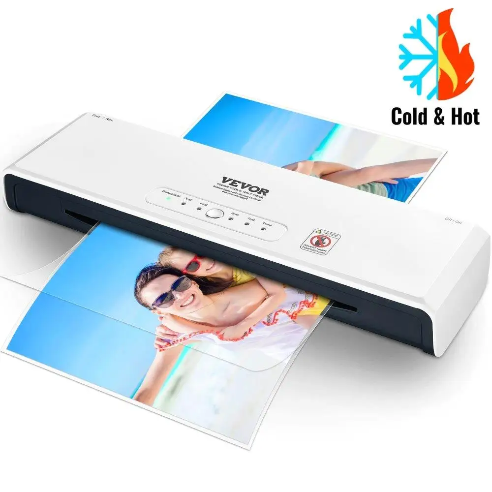 

13 Inch Thermal Laminator Laminating Machine 4 Rollers Quick Warm Up Fast Lamination with 3 Mil Films for home Office and School