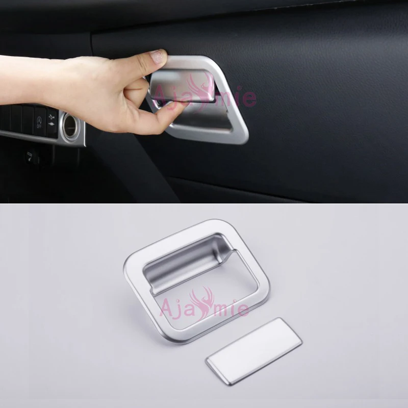 

For Toyota RAV4 2016 2017 Interior Glove Box Handle Cover Bowl Moulding Trim Stickers Garnish Chrome Car Styling Accessories