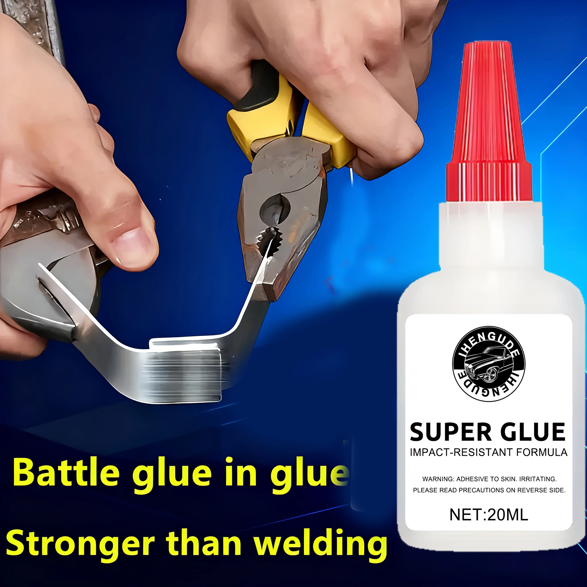 Strong Adhesion, Suitable for Ceramics, Synthetic Leather, Wood, and Plastic, Ideal for Art Restoration, Crafts, and Home Use, Can Be Used as a Specialized Glue for Crafts