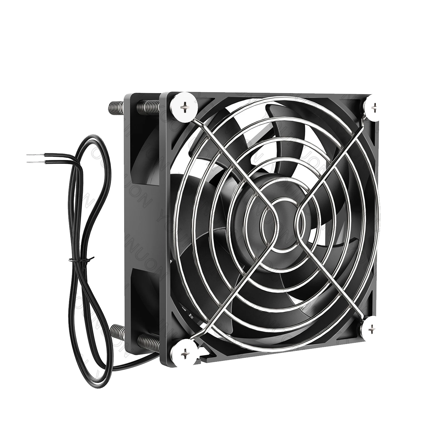 YOUNUON Dual Ball 92mm 9225 EC Brushless Fan AC 110V 115V 120V 220V 240V Axial Fan 92mm x 92mm x 25mm Comes with Srews/Grill - Image 4