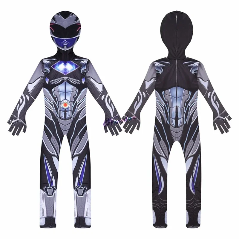 Power Mecha Five Beast Super Action Figures Rangers Battle Neuro Mystic Force Cosplay Jumpsuits Suit Halloween Costumes For Kids