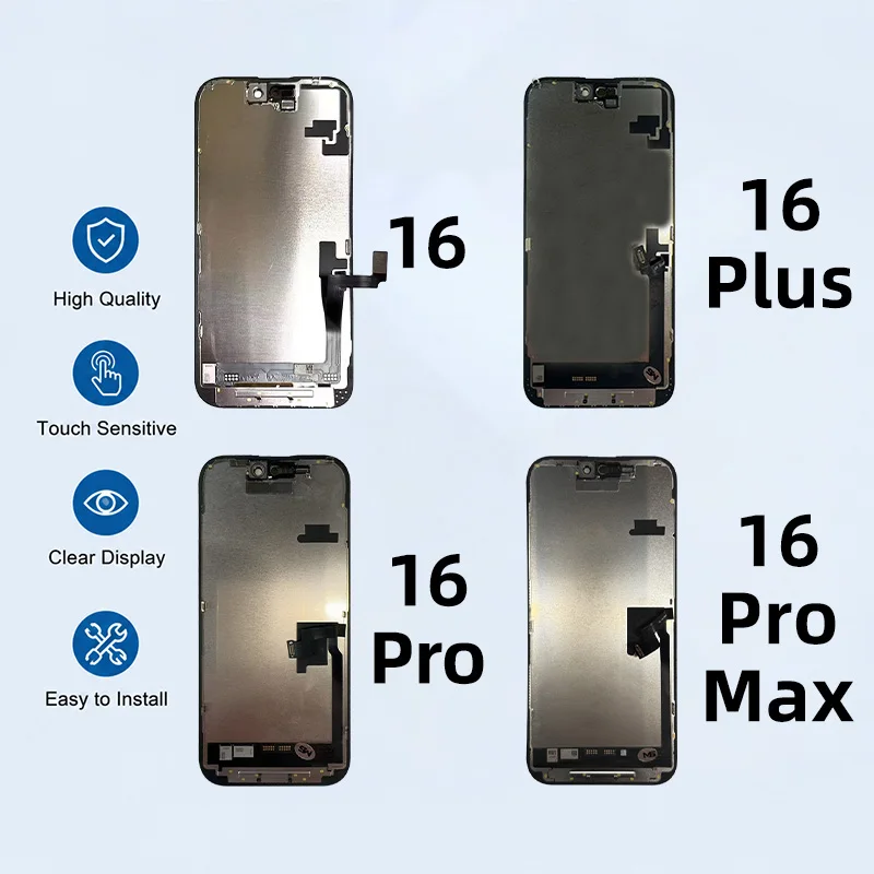 OLED For iPhone 14 15 16 17 Pro LCD Incell For iPhone 13 Pro Max 14 Plus 15 OLED LCD Display Screen Digitizer Assembly Repair image 5