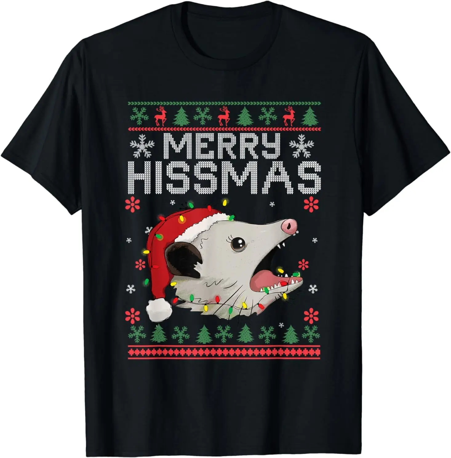 

NEW LIMITED Funny Xmas Possum Lovers Christmas Gift Idea Tee T-Shirt S-3XL