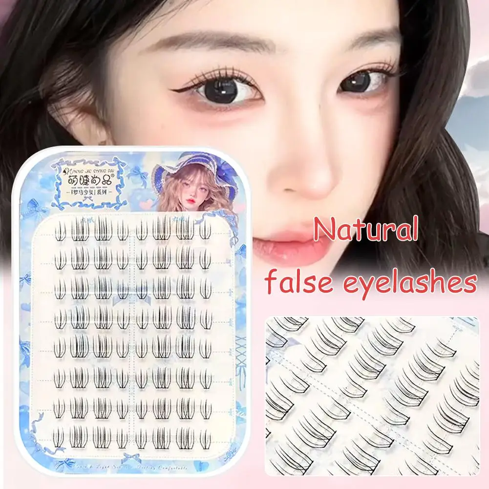 Extensions de faux cils naturels, pour groupe de filles Kpop coréen, outil de maquillage L4W3