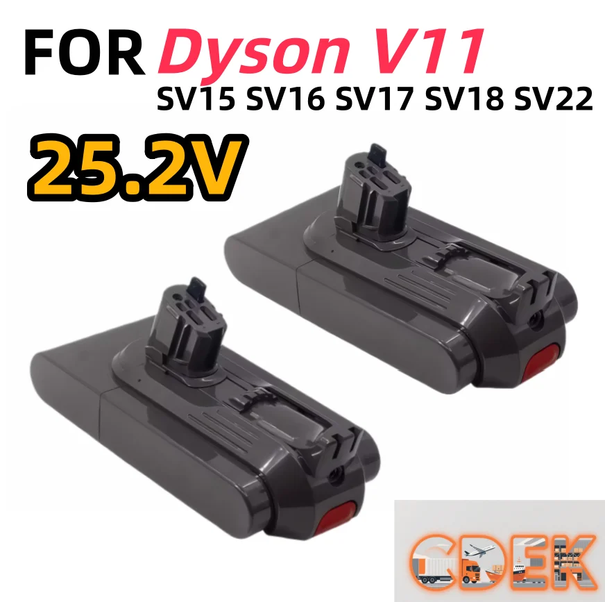 

Аккумулятор 25.2V 12.8Ah для пылесосов Dyson SV15, SV16, SV17, SV18, SV22, V11 Absolute, V11 Animal, Fluffy. Совместим с оригинальными моделями.
