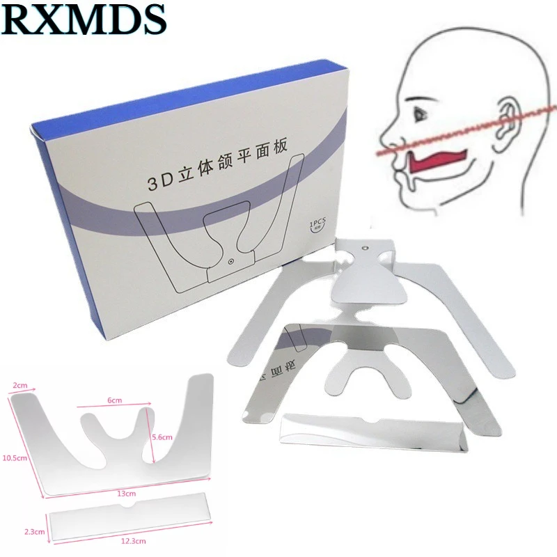 Dental Jaw Fox Casting Plane Plate Complete Full Orthodontic 3D Three-dimensional Bite Flat Panel Denture Aluminum Alloy