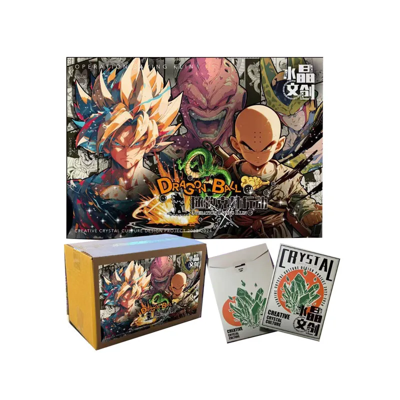 

Wholesales Dragon Ball Collection Cards Booster Operation Krillin B5 Anime 1case Board Games For Birthday Children