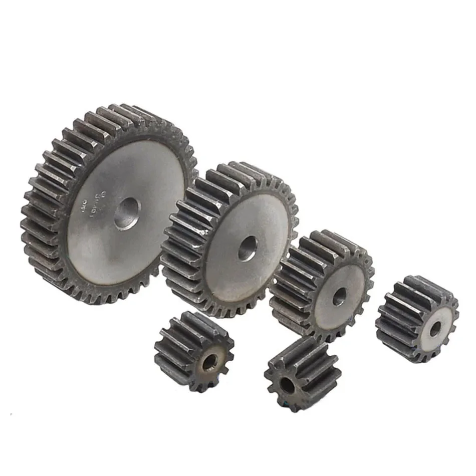 1Pcs Spur Gear Precision Machinery,3 Mod Spur Gear 45 # Steel Metal Mechanical Transmission Pinion Gear