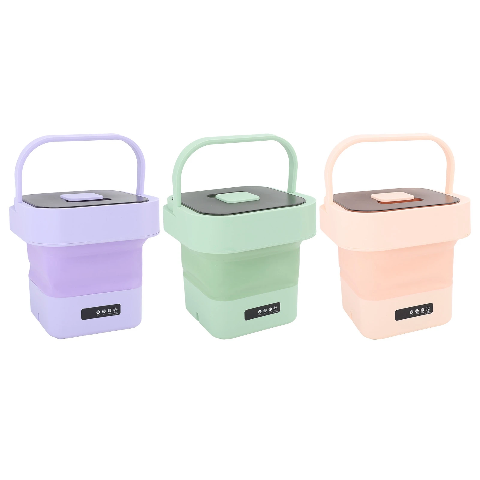 Портативная стиральная машина, 10 л, полностью автоматическая, с функцией сушки мягкого отжима, складная мини-стиральная машина для нижнего белья, детской одежды