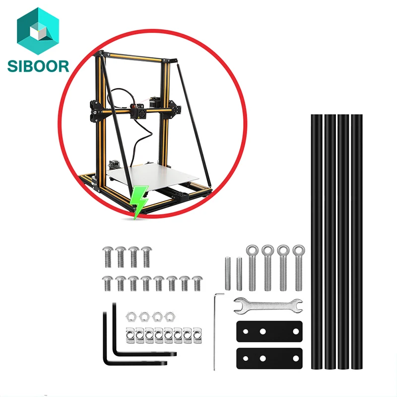 3D-Druckerteile, die das Zugstangen-Kit aus Aluminium legierung unterstützen, das mit der Creality-Ender-3/Ender-3S/Ender-3Pro cr10 kompatibel ist