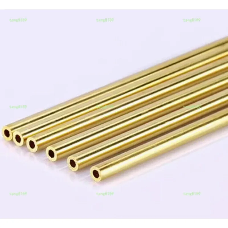 

1PC H62 Brass Tube Hollow Tube Capillary Tube Length 500mm