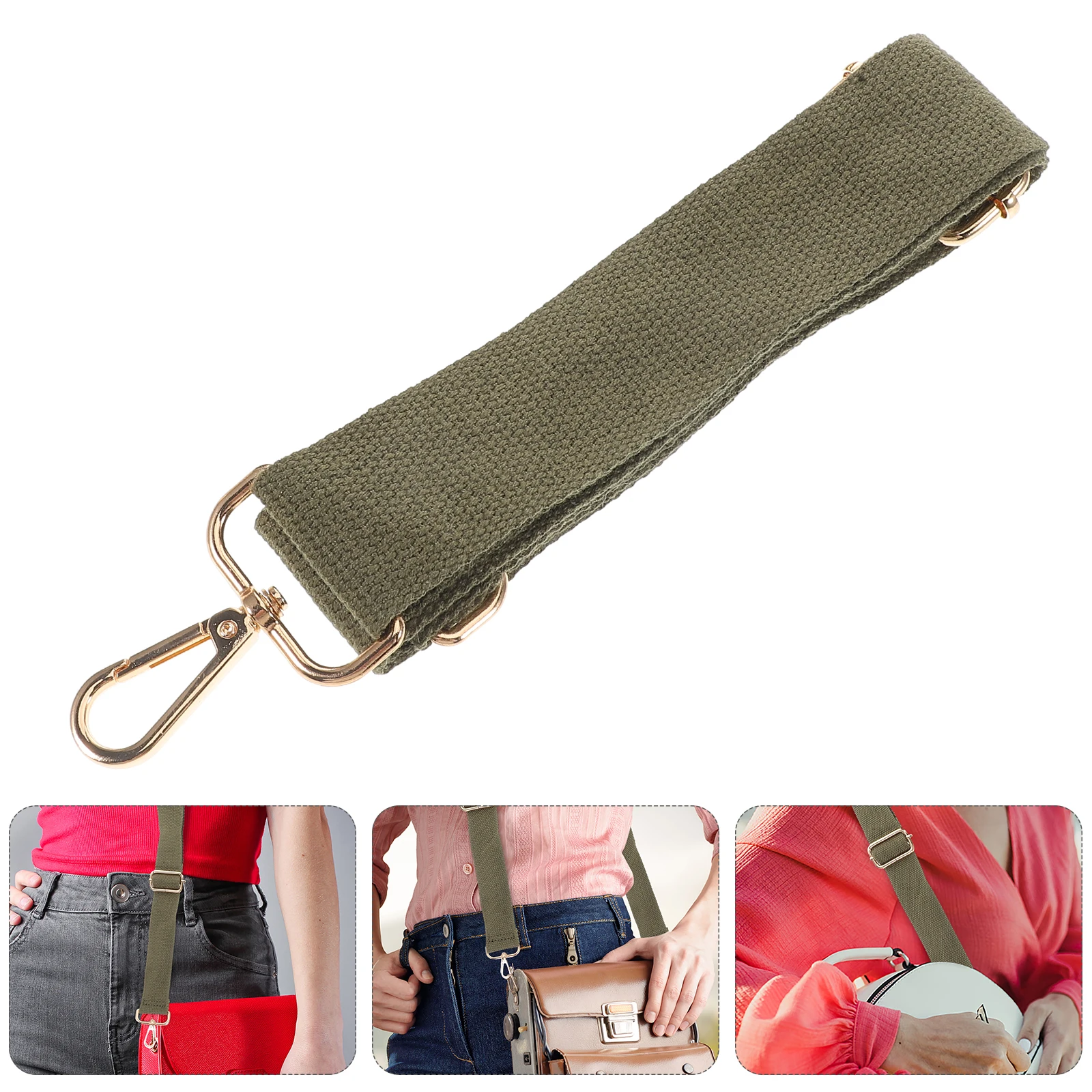 

2pcs Universal Cotton Linen Shoulder Crossbody Bags Wide Adjustable Purse Replacement Handbag With Hooks For Handbags Crossbody