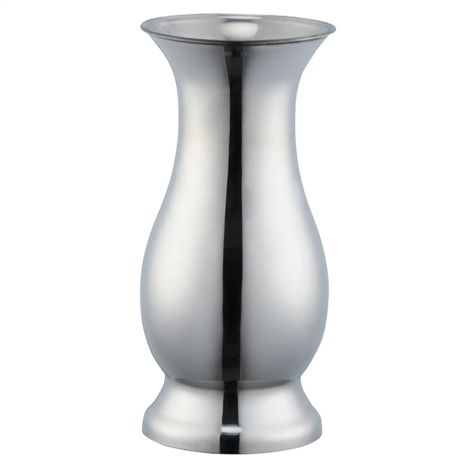 Flower Vase Metal Flowerpot Dried Flower Container Floral Pot Stems Bunch Stainless Steel Vase for Dinning Room Shelf Home Decor