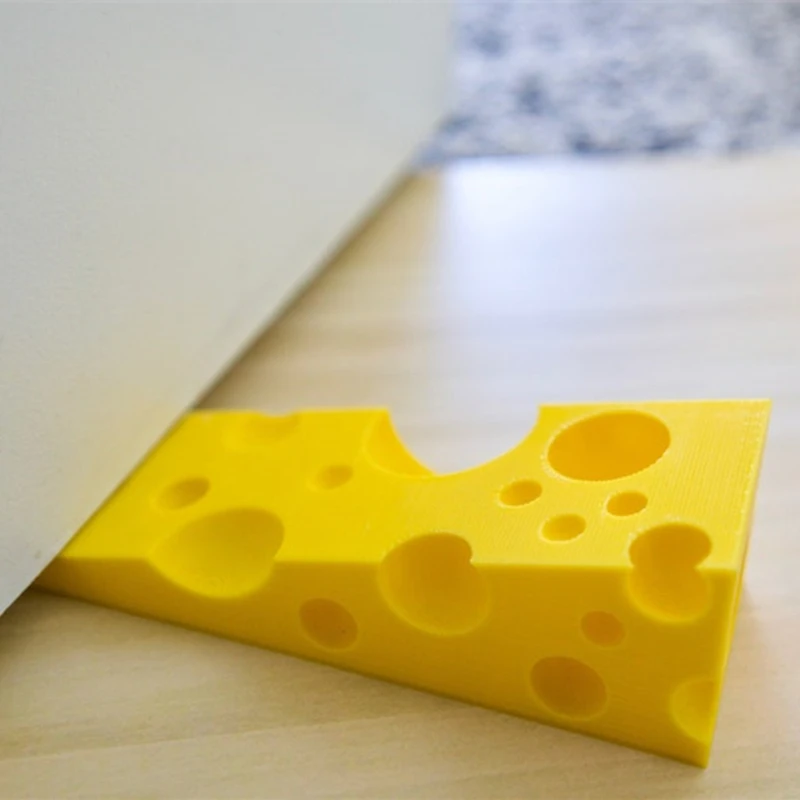 Swiss Cheese Door Stopper Security Door Stop Cute Door Holder Decorative Doorstop for Kid's Bedroom Playing Room